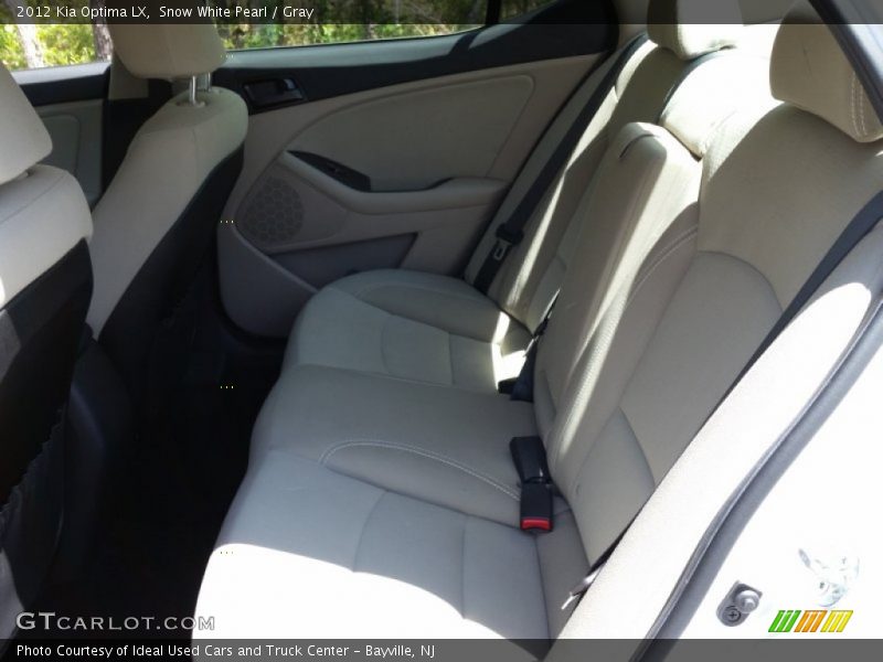 Snow White Pearl / Gray 2012 Kia Optima LX