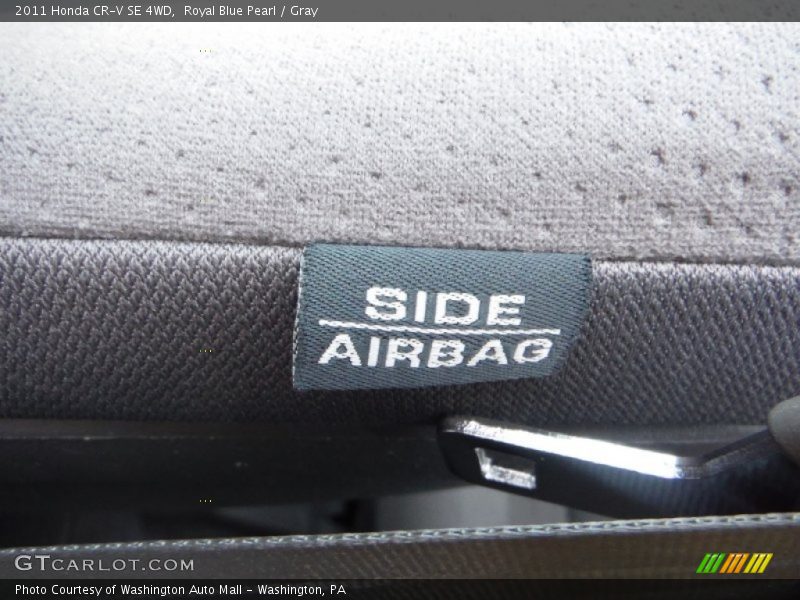 Royal Blue Pearl / Gray 2011 Honda CR-V SE 4WD