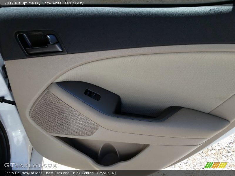 Snow White Pearl / Gray 2012 Kia Optima LX