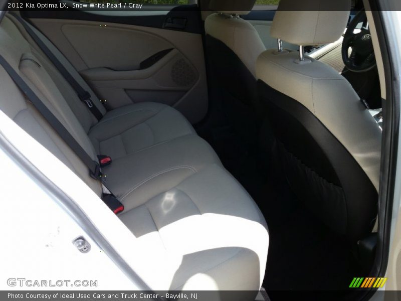 Snow White Pearl / Gray 2012 Kia Optima LX