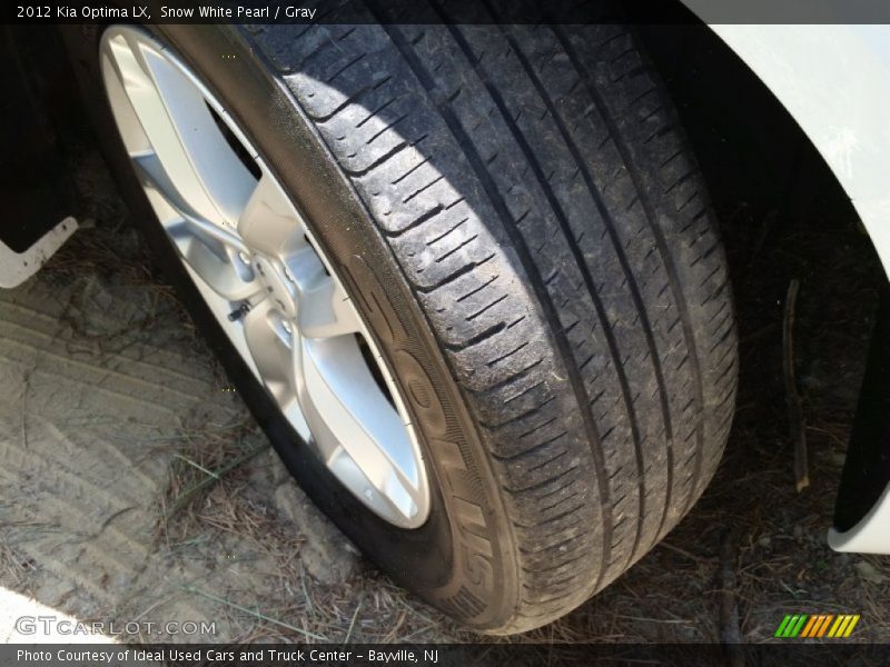 Snow White Pearl / Gray 2012 Kia Optima LX