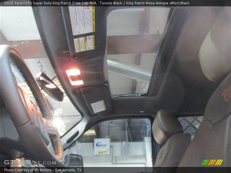 Tuxedo Black / King Ranch Mesa Antique Affect/Black 2015 Ford F250 Super Duty King Ranch Crew Cab 4x4