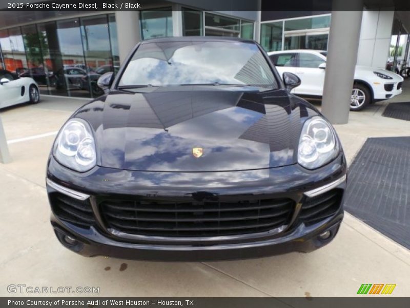 Black / Black 2015 Porsche Cayenne Diesel