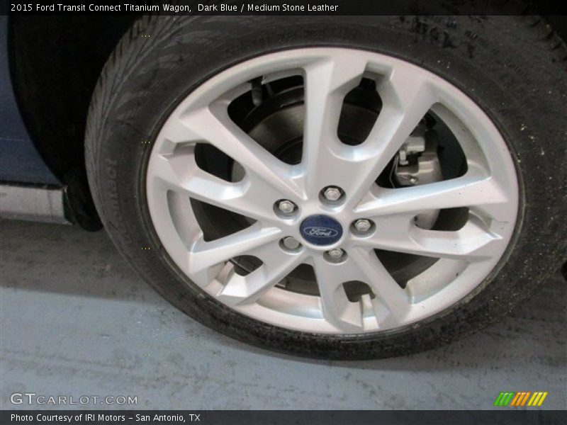 Dark Blue / Medium Stone Leather 2015 Ford Transit Connect Titanium Wagon