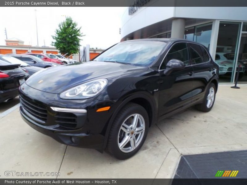 Black / Black 2015 Porsche Cayenne Diesel