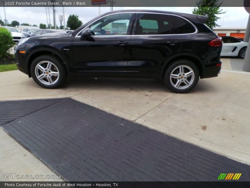Black / Black 2015 Porsche Cayenne Diesel