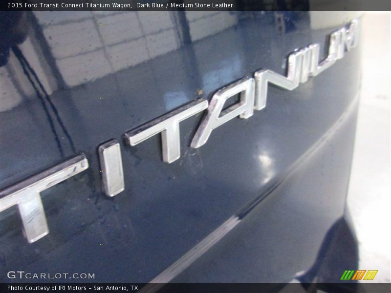 Dark Blue / Medium Stone Leather 2015 Ford Transit Connect Titanium Wagon