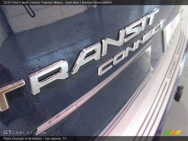 Dark Blue / Medium Stone Leather 2015 Ford Transit Connect Titanium Wagon