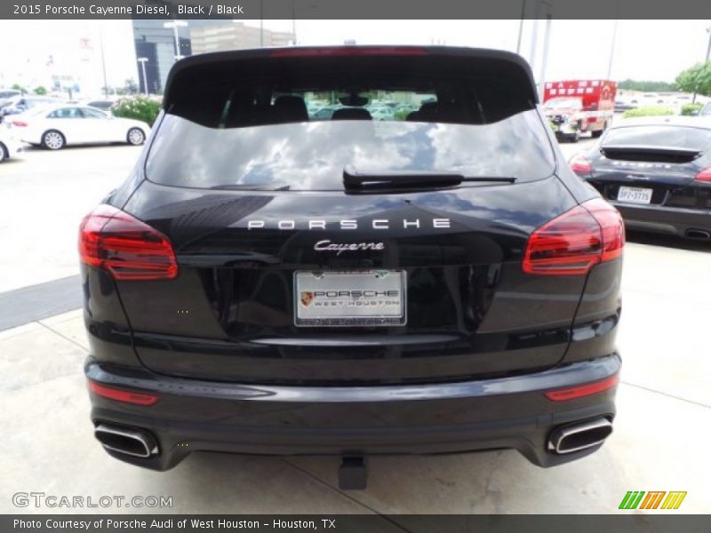 Black / Black 2015 Porsche Cayenne Diesel