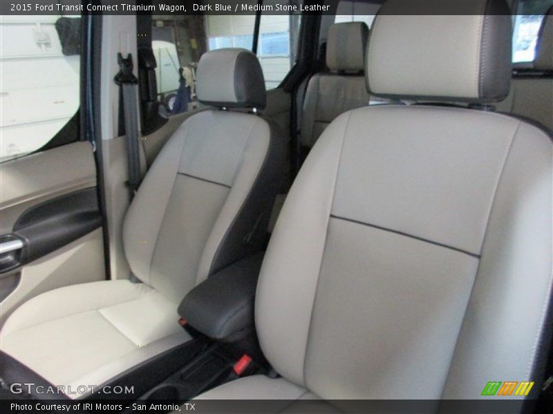 Dark Blue / Medium Stone Leather 2015 Ford Transit Connect Titanium Wagon