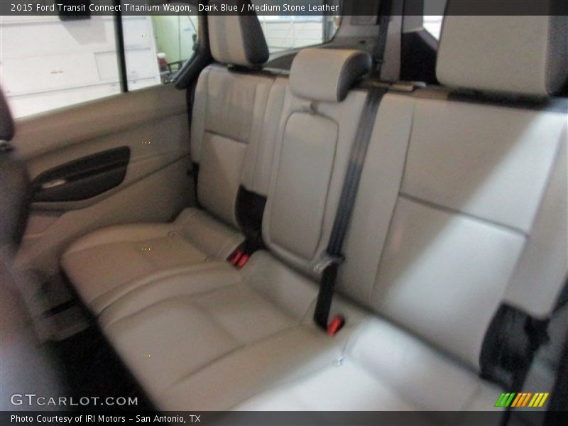 Dark Blue / Medium Stone Leather 2015 Ford Transit Connect Titanium Wagon