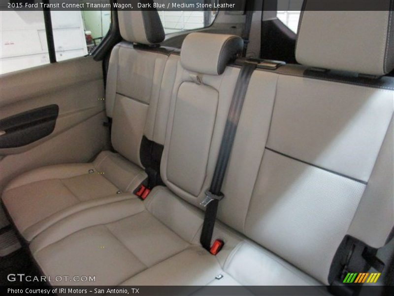 Dark Blue / Medium Stone Leather 2015 Ford Transit Connect Titanium Wagon