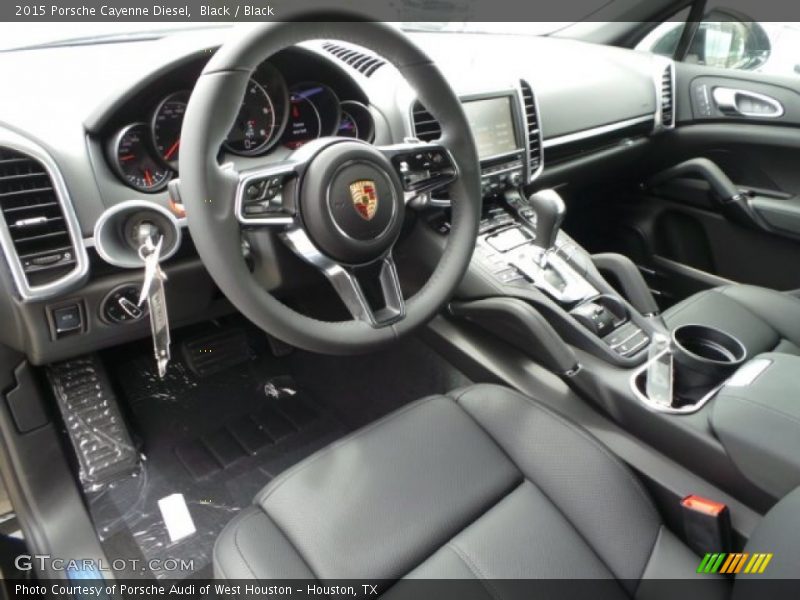 Black / Black 2015 Porsche Cayenne Diesel