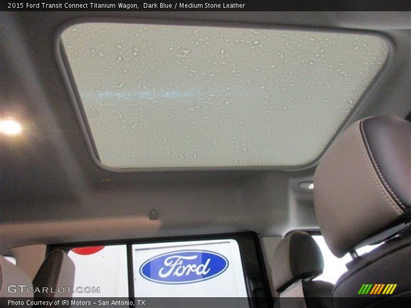 Dark Blue / Medium Stone Leather 2015 Ford Transit Connect Titanium Wagon