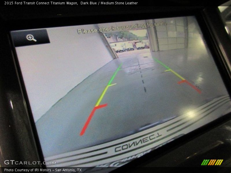 Dark Blue / Medium Stone Leather 2015 Ford Transit Connect Titanium Wagon