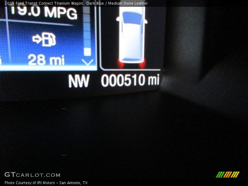 Dark Blue / Medium Stone Leather 2015 Ford Transit Connect Titanium Wagon