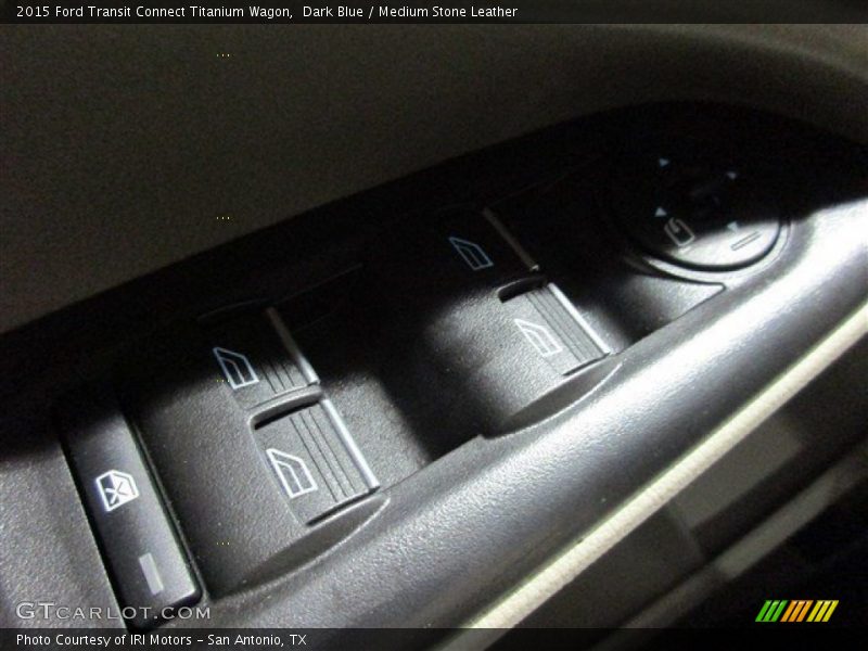 Dark Blue / Medium Stone Leather 2015 Ford Transit Connect Titanium Wagon