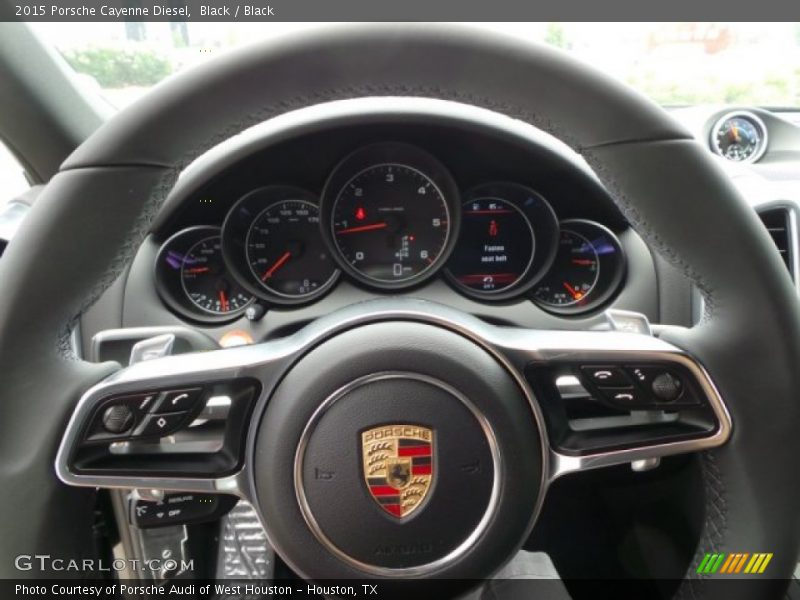 Black / Black 2015 Porsche Cayenne Diesel