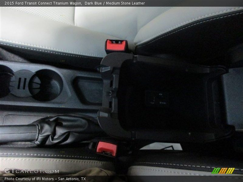 Dark Blue / Medium Stone Leather 2015 Ford Transit Connect Titanium Wagon