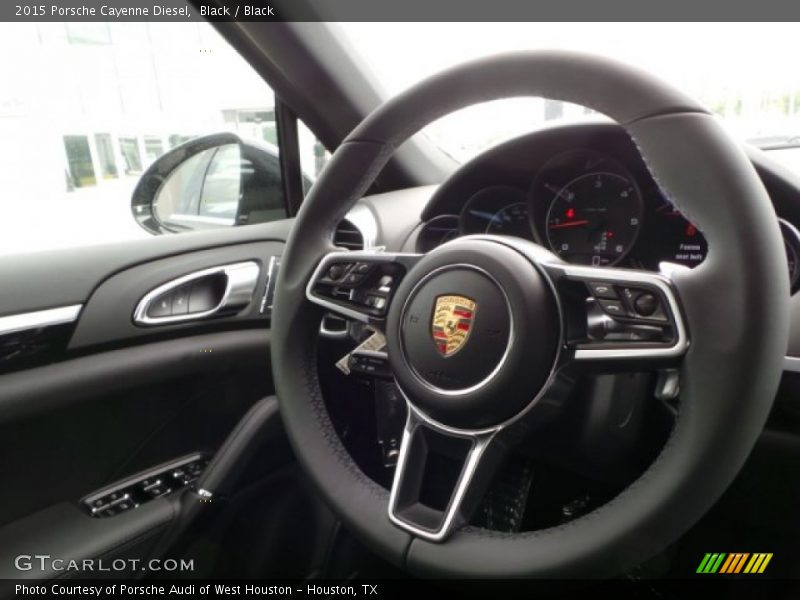 Black / Black 2015 Porsche Cayenne Diesel