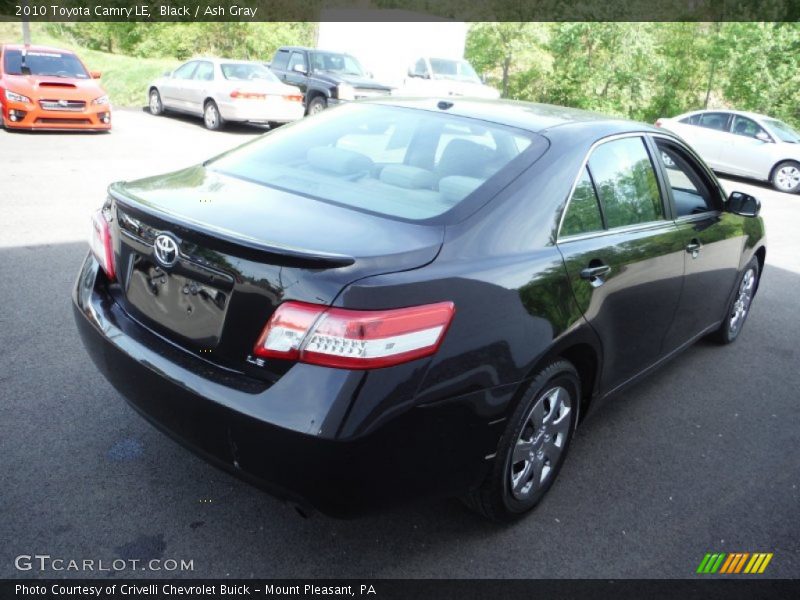 Black / Ash Gray 2010 Toyota Camry LE