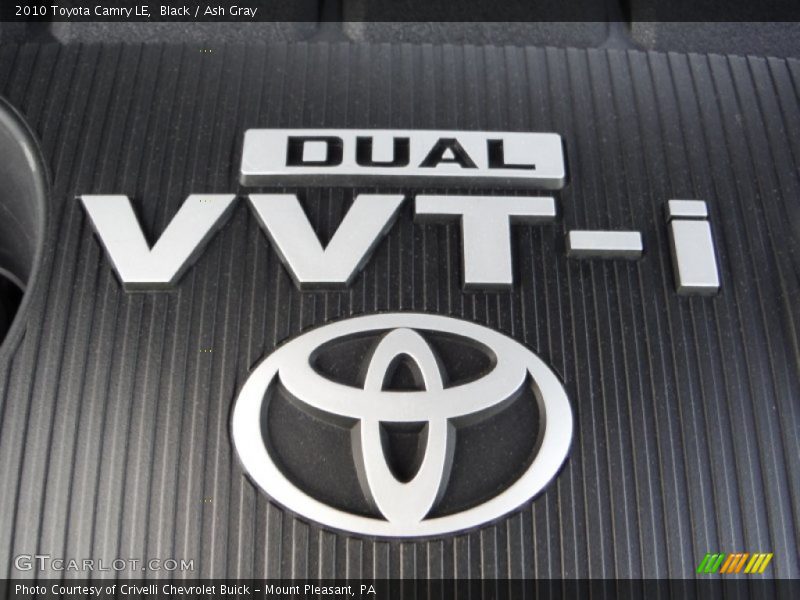 Black / Ash Gray 2010 Toyota Camry LE