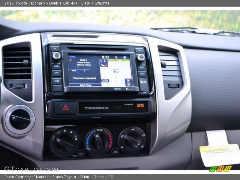 Black / Graphite 2015 Toyota Tacoma V6 Double Cab 4x4