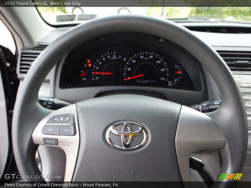 Black / Ash Gray 2010 Toyota Camry LE
