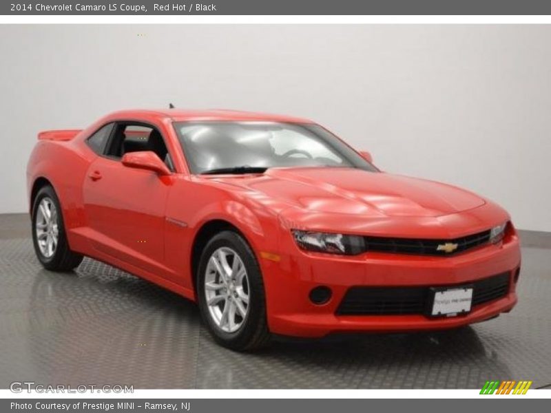 Red Hot / Black 2014 Chevrolet Camaro LS Coupe