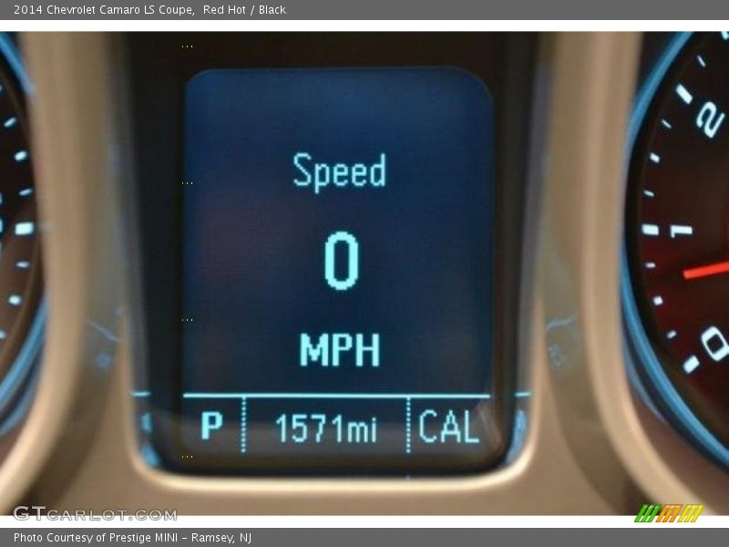 Red Hot / Black 2014 Chevrolet Camaro LS Coupe