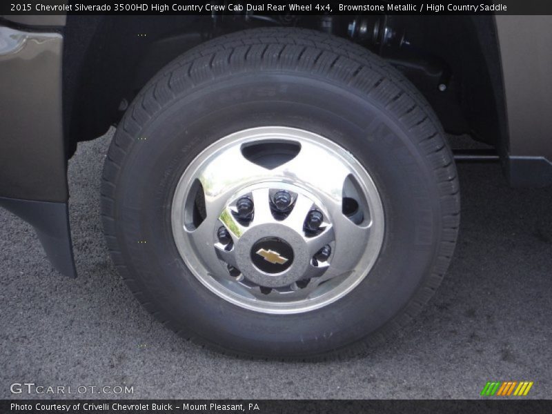 Brownstone Metallic / High Country Saddle 2015 Chevrolet Silverado 3500HD High Country Crew Cab Dual Rear Wheel 4x4