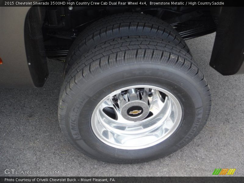 Brownstone Metallic / High Country Saddle 2015 Chevrolet Silverado 3500HD High Country Crew Cab Dual Rear Wheel 4x4
