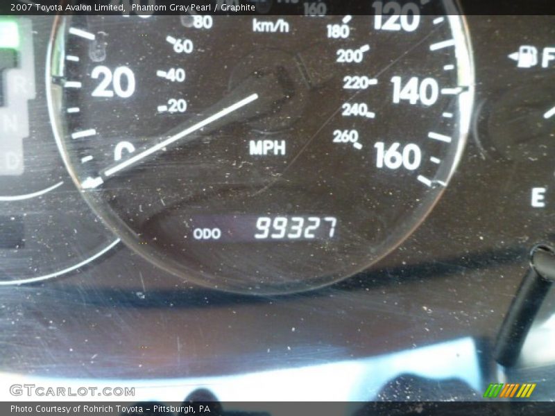 Phantom Gray Pearl / Graphite 2007 Toyota Avalon Limited