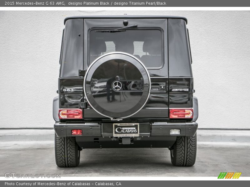designo Platinum Black / designo Titanium Pearl/Black 2015 Mercedes-Benz G 63 AMG