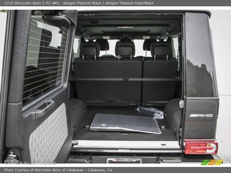  2015 G 63 AMG Trunk