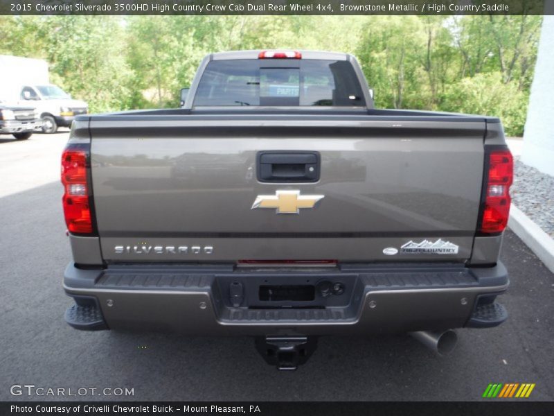 Brownstone Metallic / High Country Saddle 2015 Chevrolet Silverado 3500HD High Country Crew Cab Dual Rear Wheel 4x4
