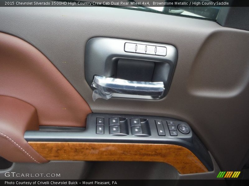 Brownstone Metallic / High Country Saddle 2015 Chevrolet Silverado 3500HD High Country Crew Cab Dual Rear Wheel 4x4