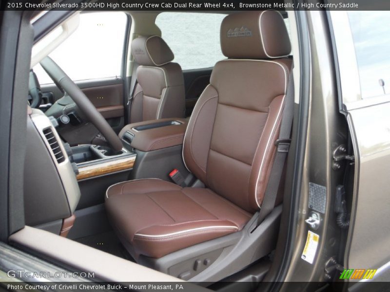 Brownstone Metallic / High Country Saddle 2015 Chevrolet Silverado 3500HD High Country Crew Cab Dual Rear Wheel 4x4