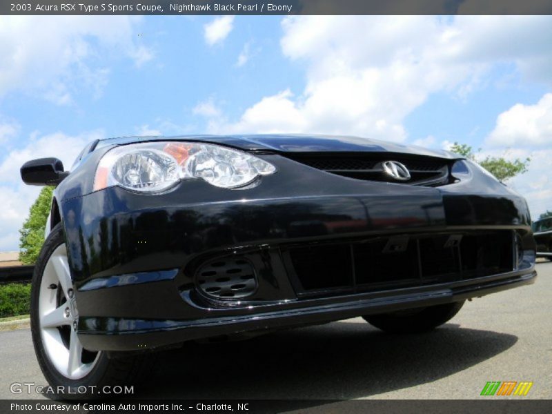 Nighthawk Black Pearl / Ebony 2003 Acura RSX Type S Sports Coupe