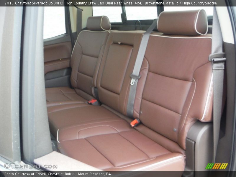 Brownstone Metallic / High Country Saddle 2015 Chevrolet Silverado 3500HD High Country Crew Cab Dual Rear Wheel 4x4