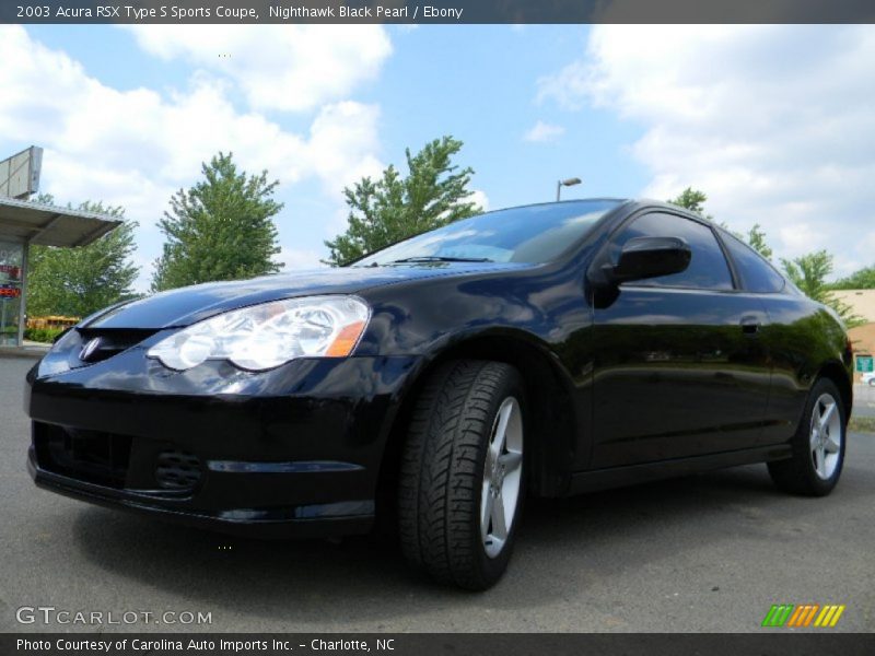 Nighthawk Black Pearl / Ebony 2003 Acura RSX Type S Sports Coupe