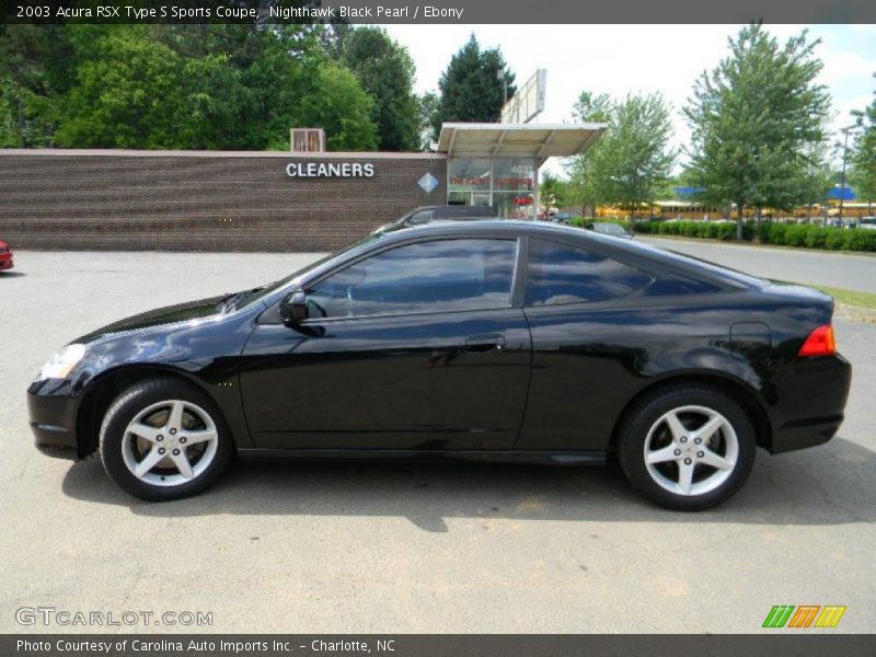 Nighthawk Black Pearl / Ebony 2003 Acura RSX Type S Sports Coupe