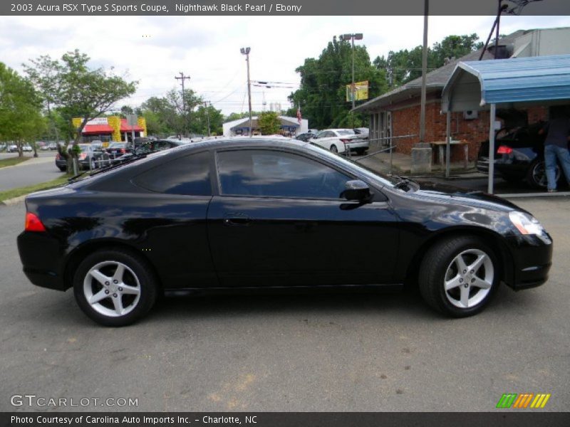 Nighthawk Black Pearl / Ebony 2003 Acura RSX Type S Sports Coupe