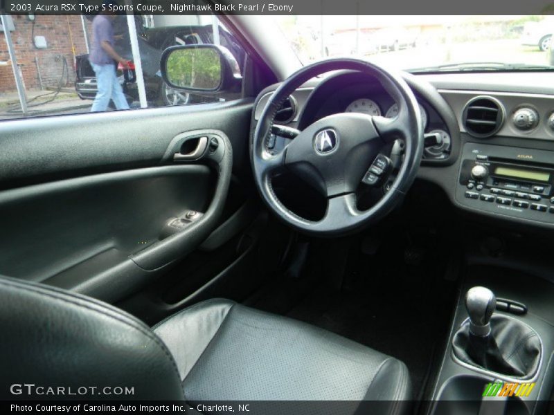 Nighthawk Black Pearl / Ebony 2003 Acura RSX Type S Sports Coupe