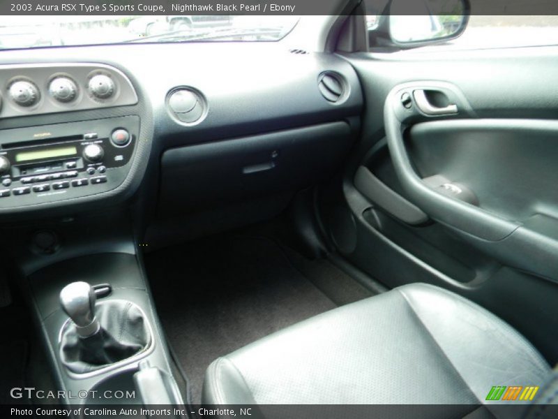 Nighthawk Black Pearl / Ebony 2003 Acura RSX Type S Sports Coupe