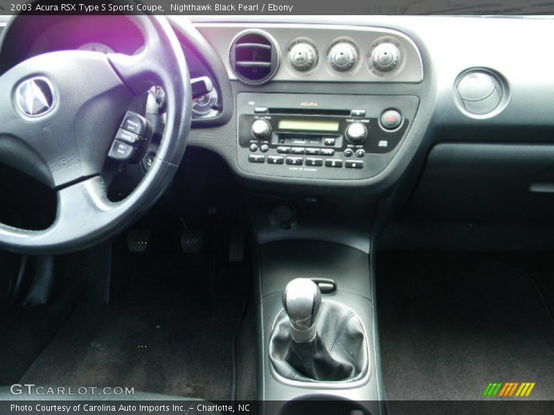 Nighthawk Black Pearl / Ebony 2003 Acura RSX Type S Sports Coupe