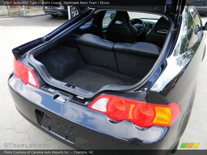 Nighthawk Black Pearl / Ebony 2003 Acura RSX Type S Sports Coupe