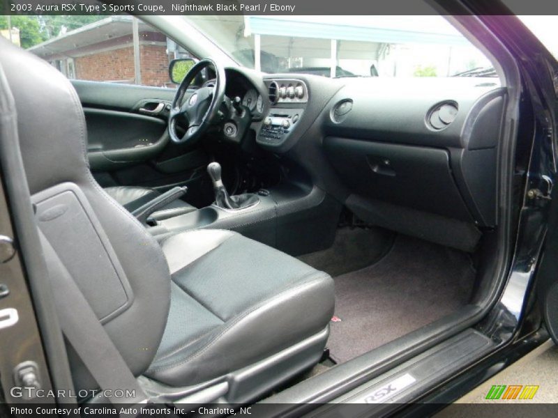 Nighthawk Black Pearl / Ebony 2003 Acura RSX Type S Sports Coupe