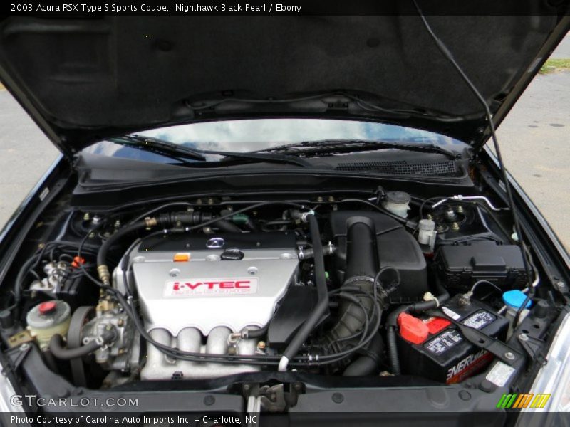 Nighthawk Black Pearl / Ebony 2003 Acura RSX Type S Sports Coupe