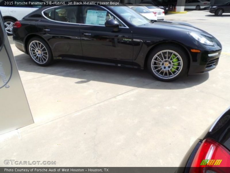 Jet Black Metallic / Luxor Beige 2015 Porsche Panamera S E-Hybrid